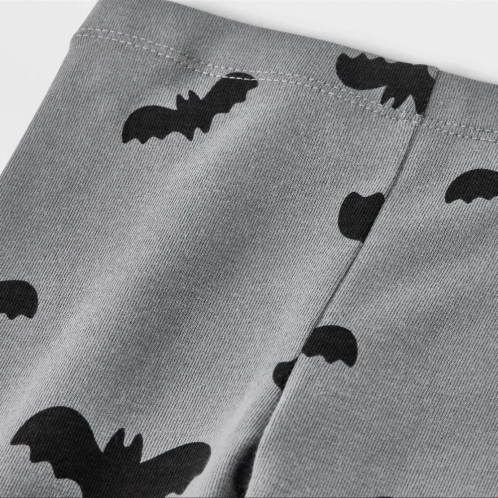 CAT & JACK 2 PC BAT FACE ROMPER SET - VARIOUS SIZES  (NEW WITH TAGS) A9
